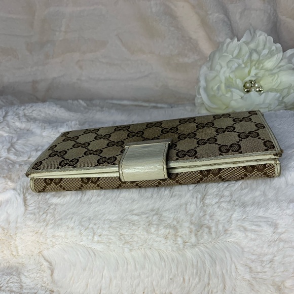 Authentic Gucci Monogram Long Wallet - Picture 6 of 14